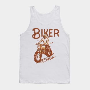 vintage biker Tank Top